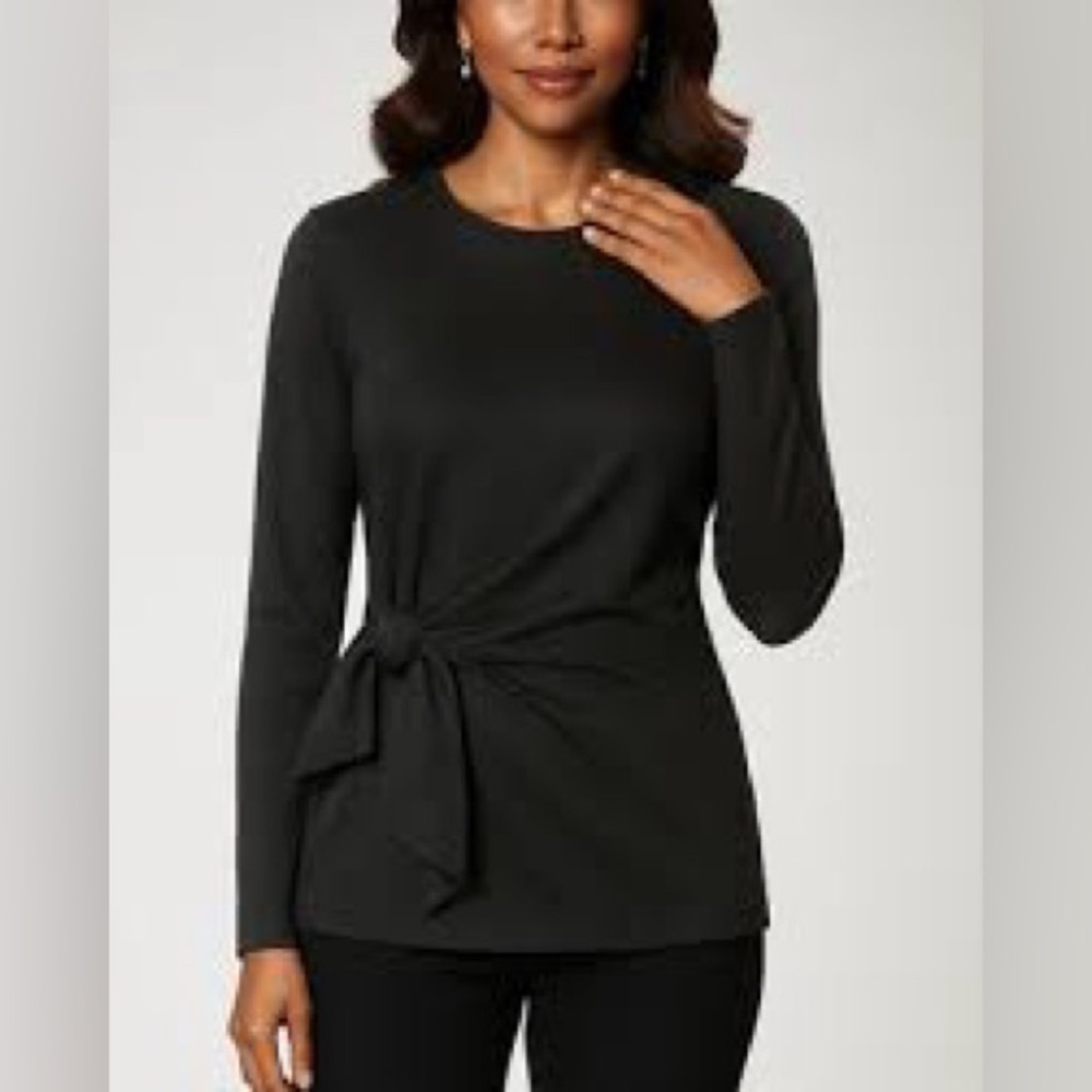NWT J’envie Tie Tunic Sweater